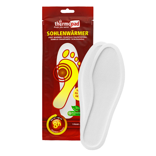 Wegwerpbare warmtepacks voor voetverwarming