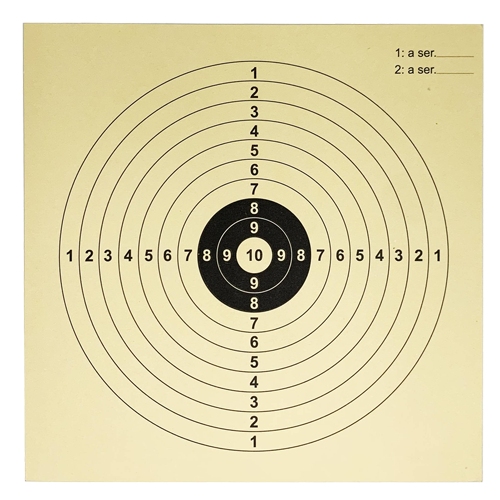 100 Paper Targets for Air Gun