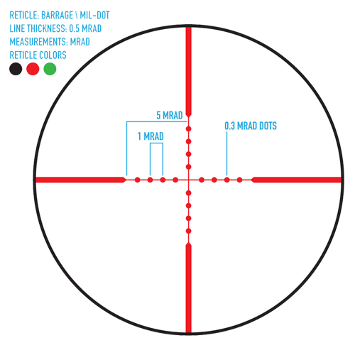 Riflescope Firefield Barrage 2,5-10x40