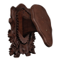 Hand-carved Mouflon Shield