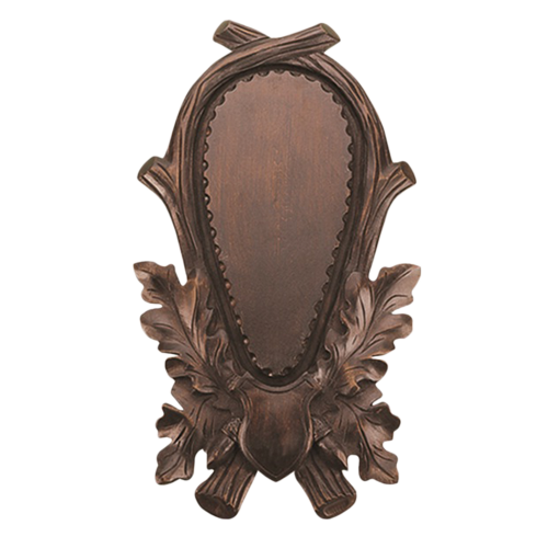Hand-carved Shields for Deer Trophies