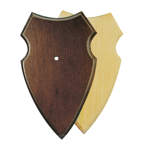 Shields for Deer Trophies Made of Oak