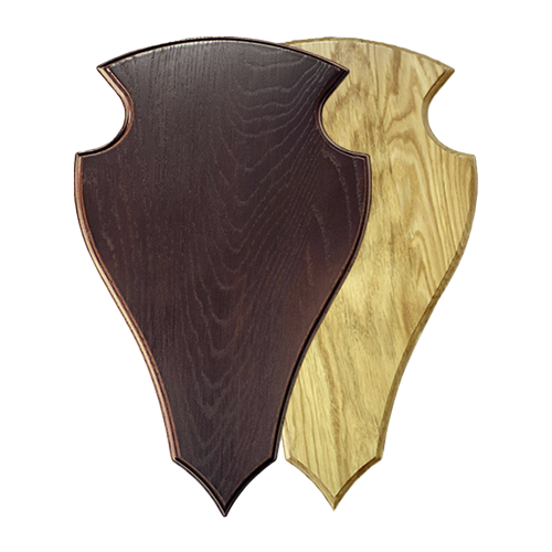 Shields Made of Oak for Moose Trophies