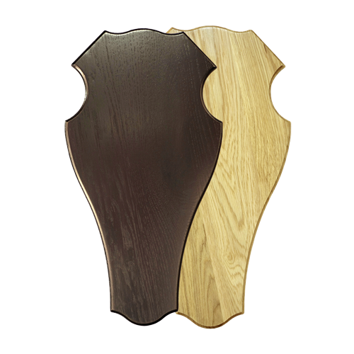 Shields Made of Oak for Deer Trophies