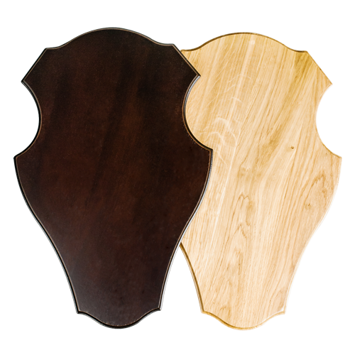 Shields Made of Oak for Moose Trophies