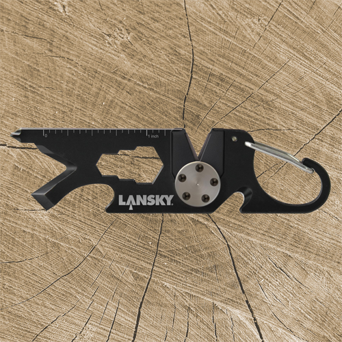 ROADIE ™ - Sharpener tool as keyring pendant made of light metal