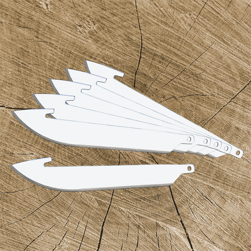 6 replacement blades for all Razor-Lite ™ knives