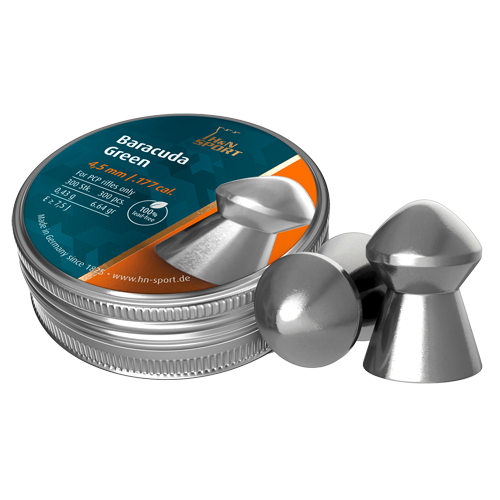 Airgun Ammunition H&N Baracuda Green