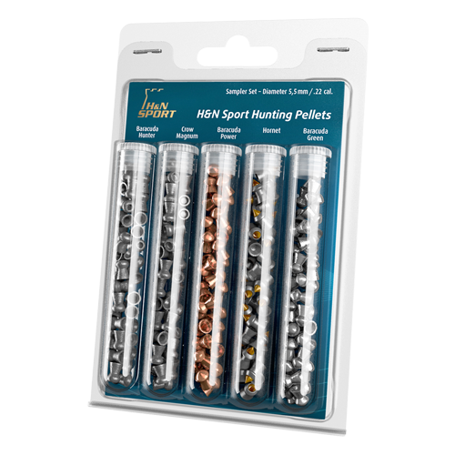 H&N 5 Tube Pellet Sampler Pack 5.5 mm