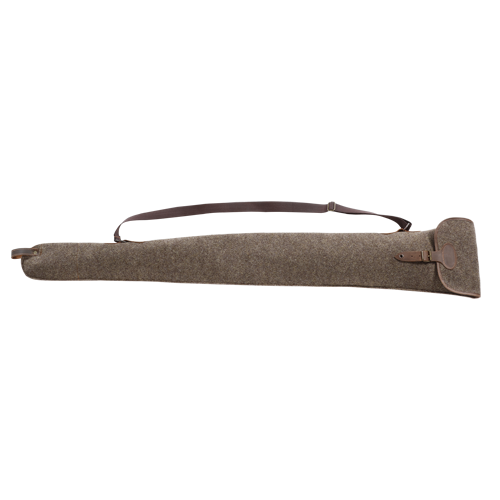 Wool Felt Shotgun Bag with Leather