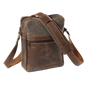 Wool Felt City Bag with Leather