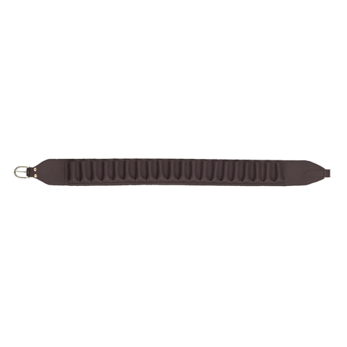Cartridge Belt Made of Full-grain Leather for 12 + 16 Gauge