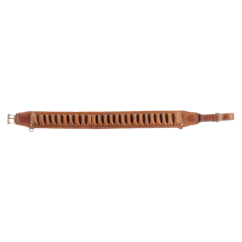High-quality Cartridge Belt Made of Italian Saddle Leather for 12 Gauge