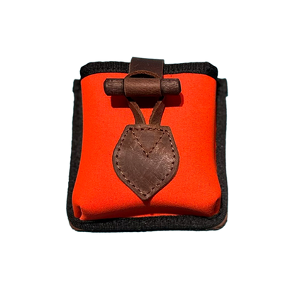 Cartridge Pouch of Neoprene with Leather