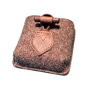 Cartridge Pouch of Wool Felt with Leather