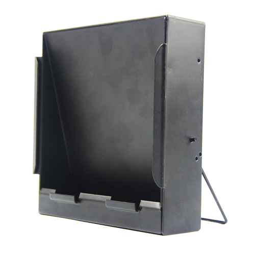 Flat Bullet Trap Made of Thick Sheet Steel