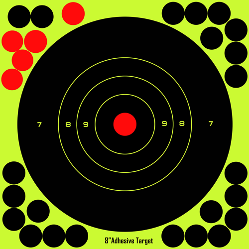 20 targets with hit indication