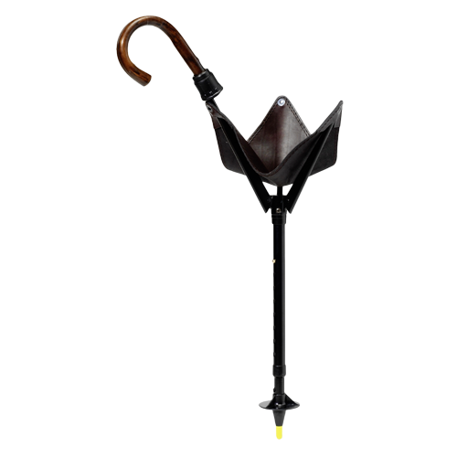 Hunting Seat Stick with Leather Seat