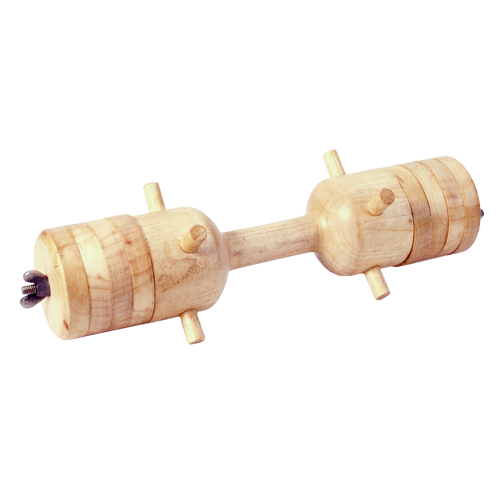 Afschottrainingsdummy van hout