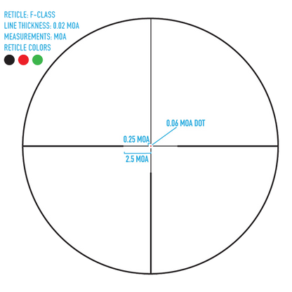 Sightmark - Rifle Scope Latitude 8-32 x 60 for Long Range-Shooting