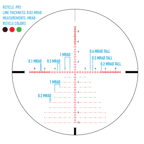 Sightmark - Rifle Scope Latitude 6,25-25 x 56 for Long Range-Shooting