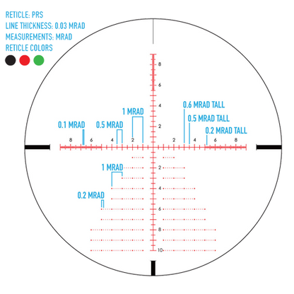 Sightmark - Rifle Scope Latitude 6,25-25 x 56 for Long Range-Shooting