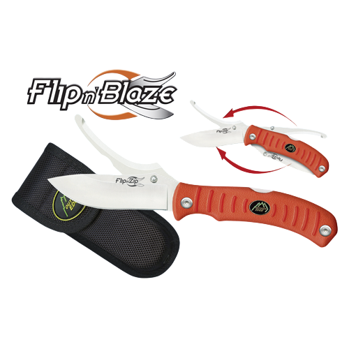 Pocketknife with Gutting Blade Flip n’ Blaze ™/Flip n’ Zip ™